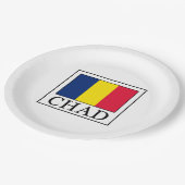 Chad Papieren Bordje (Gekanteld)
