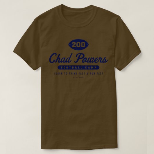 Chad Powers Camp Blue T-shirt (Design voorkant)