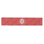 Chad Red LOVE Flag gepersonaliseerd Medium Tafelloper (Horizontaal)