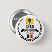 Chad Ronde Button 5,7 Cm (Voorkant /achterkant)