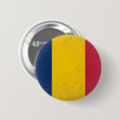 Chad Ronde Button 5,7 Cm (Voorkant /achterkant)