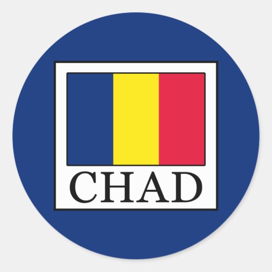 Chad Ronde Sticker (Voorkant)