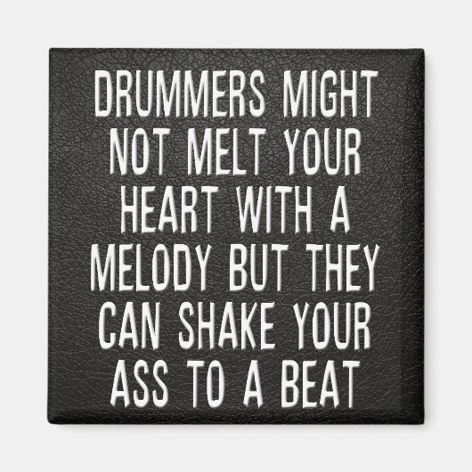 Chad Szeliga Drummer Quote Magneet (Voorkant)