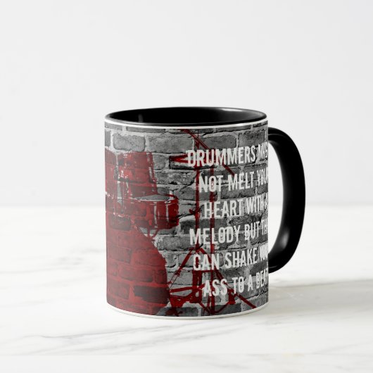 Chad Szeliga Drummer Quote Mok (Voorkant rechts)