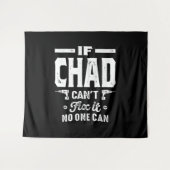 Chad Verjaardag met naam Wandkleed (Voorkant (horizontaal))