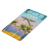 Chad Vintage Travel poster Magneet (Linkerzijde)
