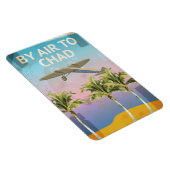Chad Vintage Travel poster Magneet (Rechterzijde)
