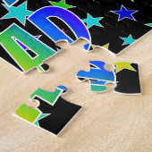 "CHAD" Voornaam, geun "HAPPY BIRTHDAY" Legpuzzel (Zijkant)