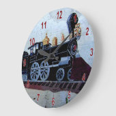 Chadbourn Train Mural Clock Grote Klok (Hoek)