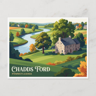 Chadds Ford & Brandywine Battlefield Pennsylvania Briefkaart
