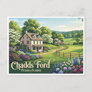 Chadds Ford Pennsylvania Briefkaart