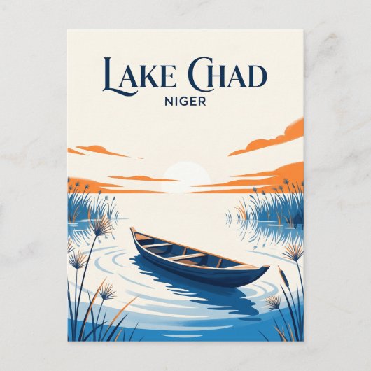 Chadmeer Niger Briefkaart (Voorkant)