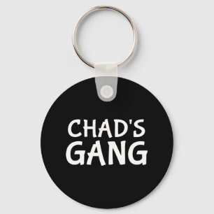 Chads Trouwfeest met Bruidegom Chads Bruiloft Sleutelhanger