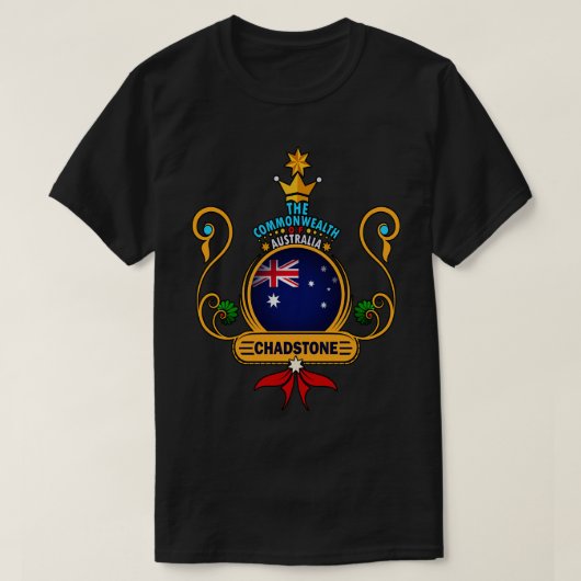 Chadstone buitenwijk Australische vlag Souvenir T-shirt (Design voorkant)