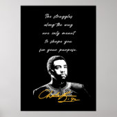 Chadwick Boseman Inspirerend Poster (Voorkant)