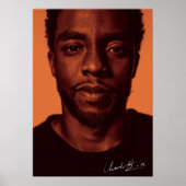 chadwick boseman utograaf poster (Voorkant)
