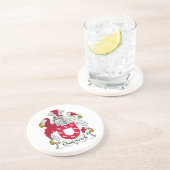 Chadwick Family Crest Zandsteen Onderzetter (Zijkant)