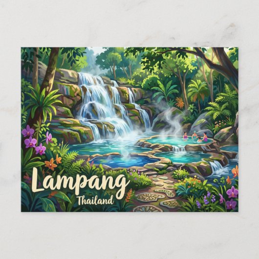 Chae Son Nationaal Park Thailand Briefkaart (Voorkant)