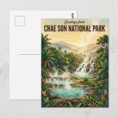 Chae Son Nationaal Park Thailand Briefkaart (Voorkant / Achterkant)