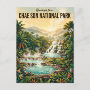 Chae Son Nationaal Park Thailand Briefkaart
