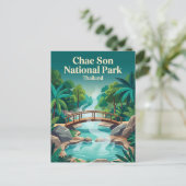 Chae Son Nationaal Park Thailand Briefkaart (Staand voorkant)