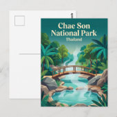 Chae Son Nationaal Park Thailand Briefkaart (Voorkant / Achterkant)