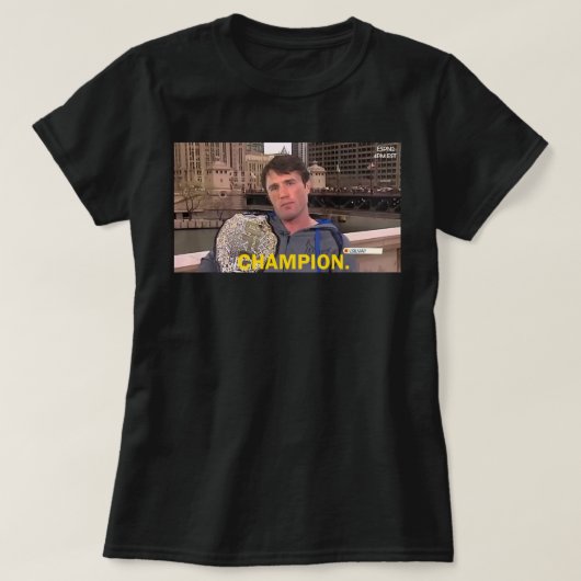 Chael Sonnen Middleweight Champ Classic T Shirt (Design voorkant)
