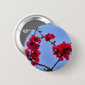 Chaenomeles speciosa Badge Ronde Button 5,7 Cm (Voorkant /achterkant)