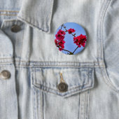 Chaenomeles speciosa Badge Ronde Button 5,7 Cm (In situ)