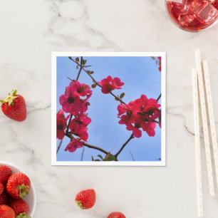 Chaenomeles speciosa Papieren servetten