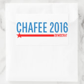 Chafee voor President 2016 Rechthoekige Sticker (Tas)