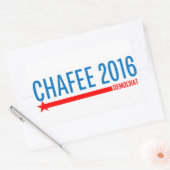 Chafee voor President 2016 Rechthoekige Sticker (Envelop)