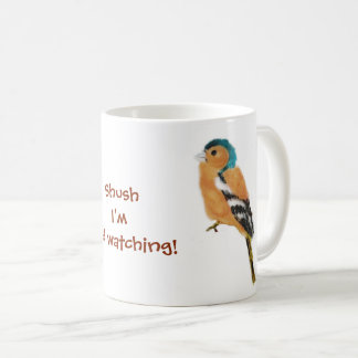 Chaffinch Bird Watching Grappig Koffiemok