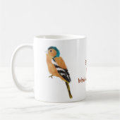 Chaffinch Bird Watching Grappig Koffiemok (Links)