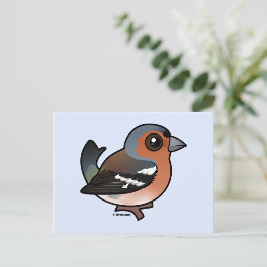 Chaffinch Briefkaart (Staand voorkant)
