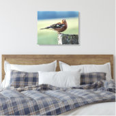 CHAFFINCH CANVAS AFDRUK (Insitu (Slaapkamer))
