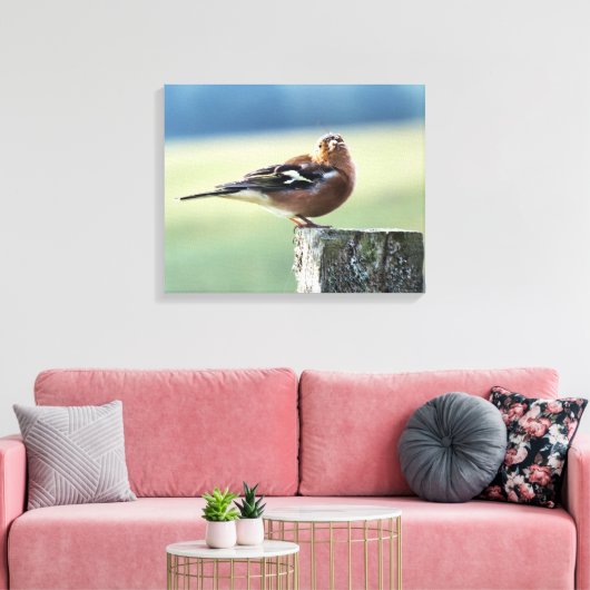 CHAFFINCH CANVAS AFDRUK (Insitu (Woonkamer))