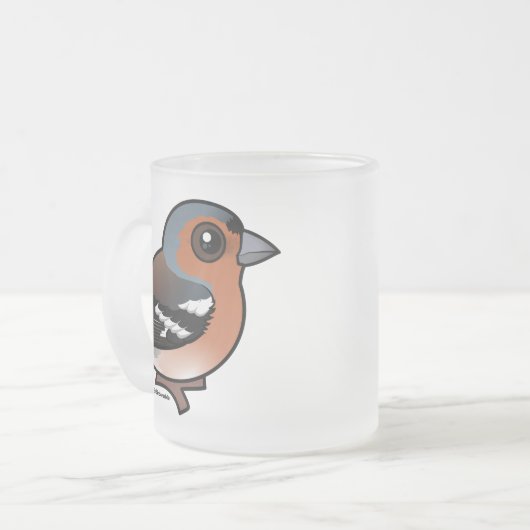 Chaffinch Matglas Koffiemok (Voorkant links)