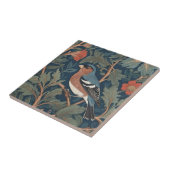 Chaffinch William Morris stijl Links tegenover Bir Tegeltje (Zijkant)