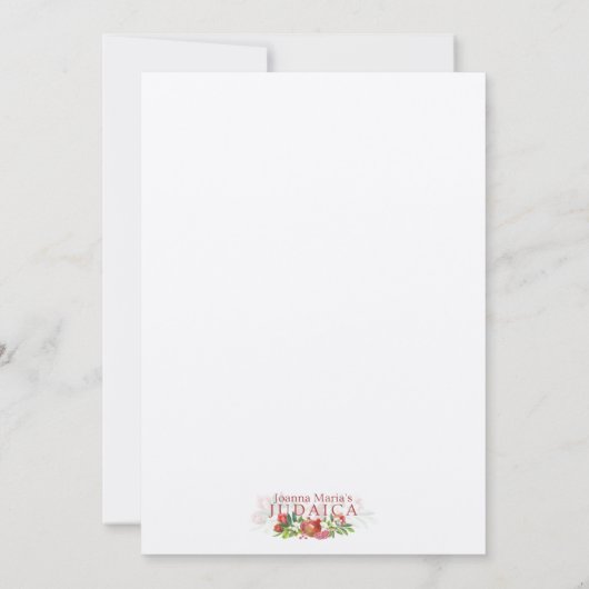 Chag Chanukah Sameach - Happy Hanukkah Hebrew (Achterkant)