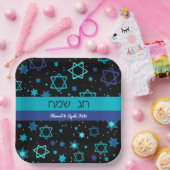 Chag Sameach gepersonaliseerde papieren Borden Papieren Bordje (Feest)