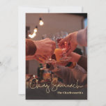 Chag Sameach Holiday Card Feestdagenkaart<br><div class="desc">Gelukkig feest! Viel de feesten van י ה ו onze Elohim op door je familie en vrienden een Happy Passover wenskaart te sturen. Voeg uw familienaam aan de sjabloon toe en deze verschijnt op de voor- en achterkant van de kaart. De rug heeft een sjabloon voor uw persoonlijk bericht. Vervang...</div>