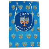 Chag Sameach Menorah Medium Cadeauzakje (Voorkant)