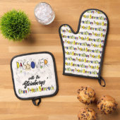 Chag Sameach Ovenwant & Pannenlap Set (Top down)