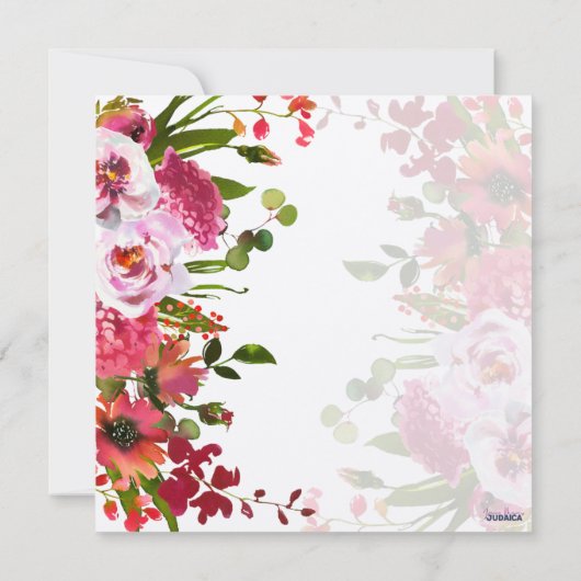 Chag Sameach - Prettige feestdagen in het Hebreeuw (Achterkant)