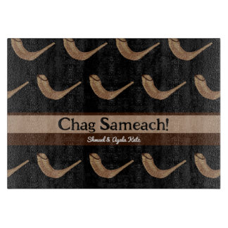 Chag Sameach Shofer Challah Board Snijplank