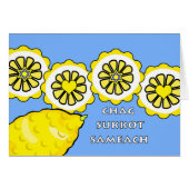 Chag Sukkot Sameach, Whole Etrog and Slices (Voorkant Horizontaal)