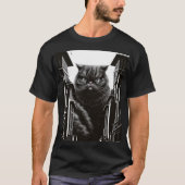 Chagrijn Kat T-shirt (Voorkant)