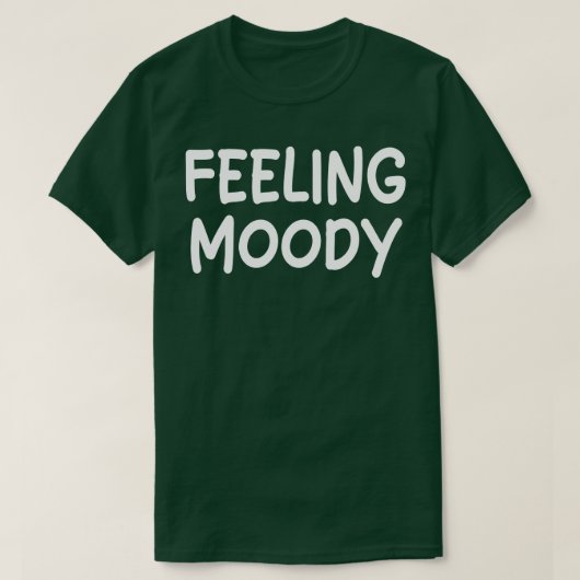 chagrijnig gevoel t-shirt (Design voorkant)