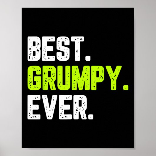 chagrijnig ooit familie grappig poster (Voorkant)